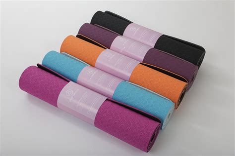 A Tiny Bit Fit Yoga mat with a Double Layer Thick 6mm eco-Friendly, Non ...