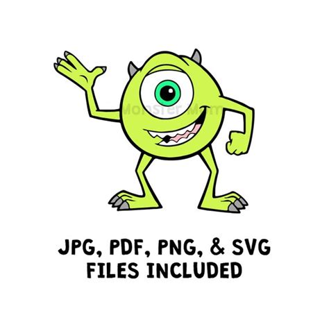 Mike Wazowski LAYERED SVG Monsters Inc Mike SVG Mike Cut - Etsy