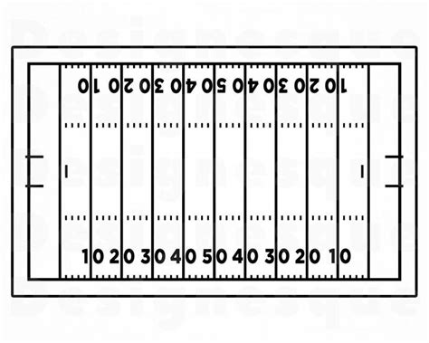 Football Field Yard Lines Clip Art