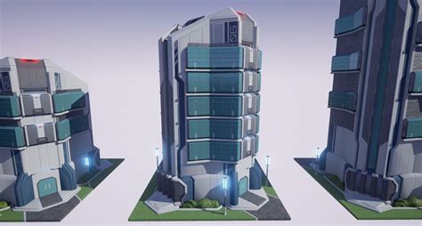 Futuristic Building Blender