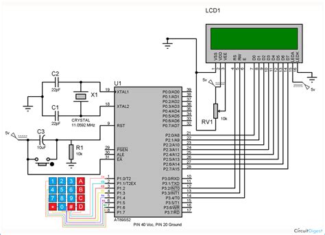 Keypad Interfacing with 8051 Microcontroller (AT89S52)