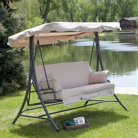 Unusual Outdoor Swings With Canopy For Adults in 2020 | Patio swing ...