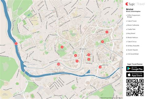 Bristol Printable Tourist Map | Tripomatic