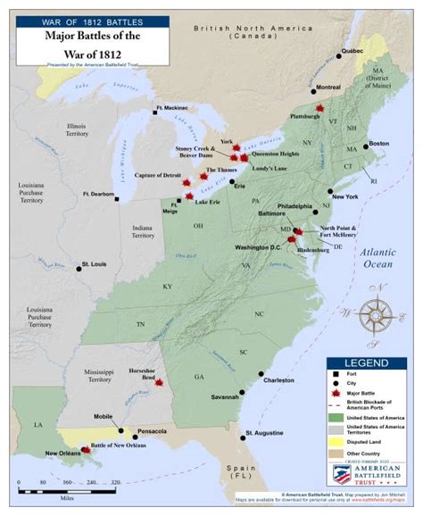 War of 1812 Quick Facts American Battlefield Trust