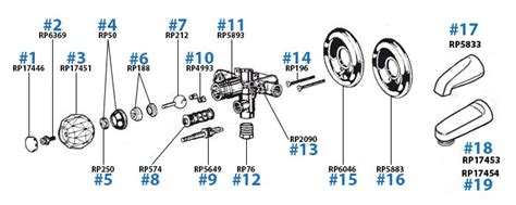 Delta Single Handle Shower Faucet Parts Diagram | Reviewmotors.co