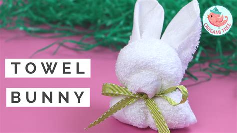 Towel Folding Bunny Tutorial » OrigamiTree.com