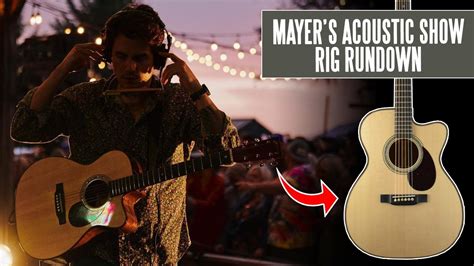 John Mayer's Acoustic Born & Raised Show Rig Rundown - Rise For The ...