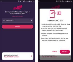 How to Activate Your GOMO SIM (LTE and 5G) - Tech Pilipinas