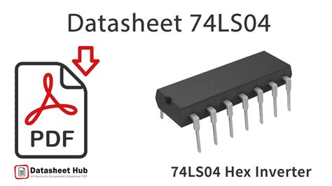 74LS04 Hex Inverter NOT Gate - Datasheet Hub