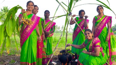 PONGAL CELEBRATION in Our Village | We celebrate Our Traditional ...