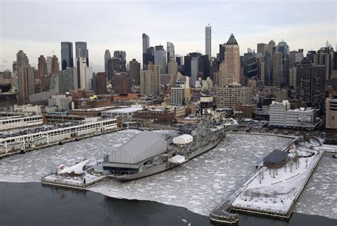 New York City cold weather aerials | The Seattle Times