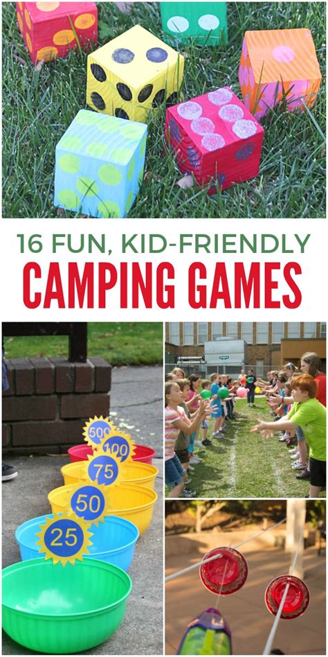 16 of the Funnest Camping Games for Kids