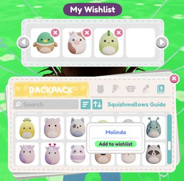 Squish Guide and Wishlist | Squishmallows On Roblox Wiki | Fandom