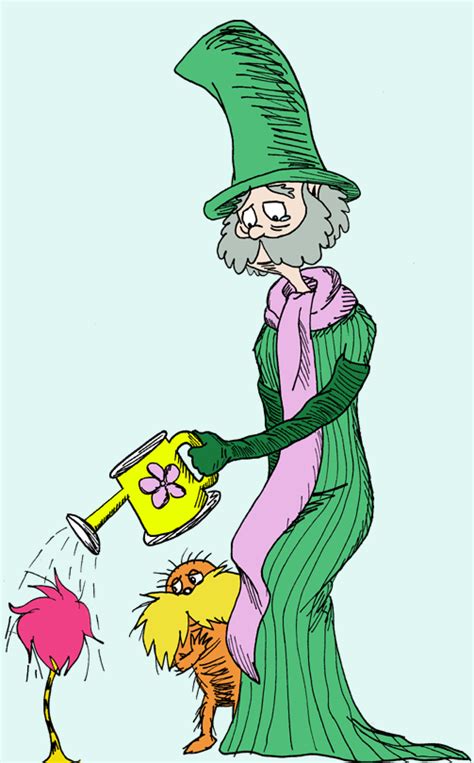 Seussical Old Once-ler with The Lorax by thesassylorax on DeviantArt