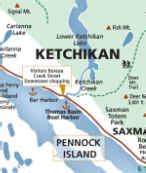 Ketchikan Maps & Walking Tour Map, City, Island, and Area Maps of town