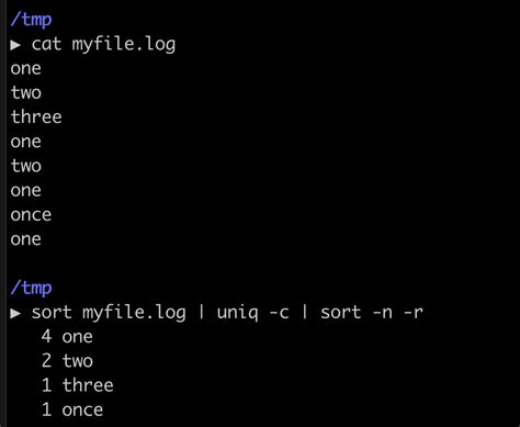 How to count the most common lines in a file - Peterbe.com