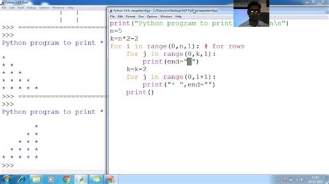 Star Triangle In Python