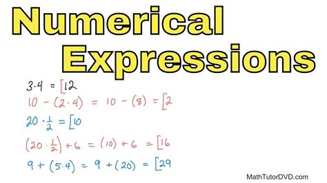 03 - Evaluating Numerical Expressions, Part 1 - Algebra 1 Course - Unit ...