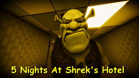 All Endings | 5 Nights At Shrek's Hotel + Secrets Gameplay - YouTube