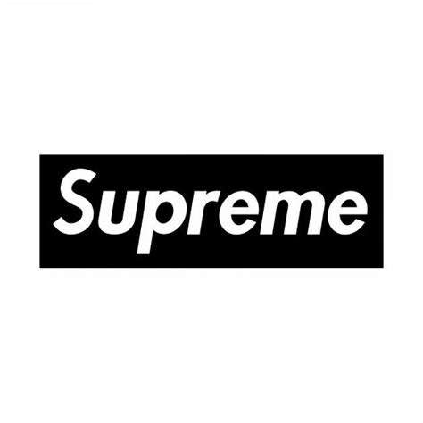 Pin by Nayosa Icha on pin | Brand stickers, Supreme sticker, Black stickers