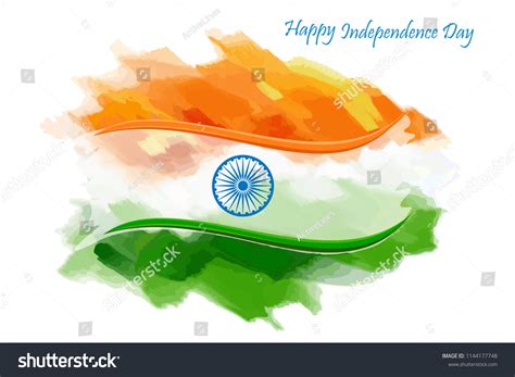 Indian National Flag Stock Vector (Royalty Free) 1144177748 | Shutterstock