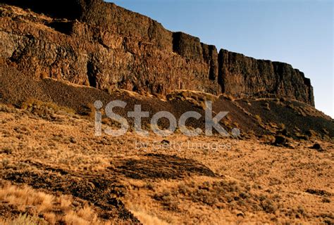 Detailed Patterns In Rock Formation, Grand Coulee Stock Photo | Royalty ...