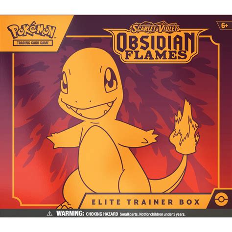 Pokemon TCG - Scarlet & Violet 3 Obsidian Flames Elite Trainer Box - JB ...