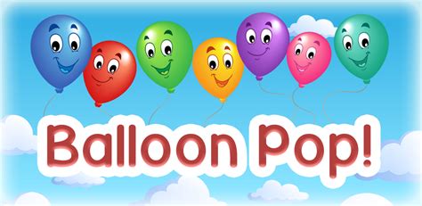 Amazon.com: Kids Balloon Pop Game - Fun Learning Game for Preschool and ...