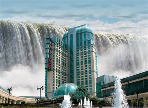 World Visits: Welcome To Niagara Falls Colorful View In Ontario - Canada