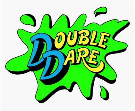 Double Dare Splat Logo - Double Dare Nickelodeon Logo, HD Png Download ...