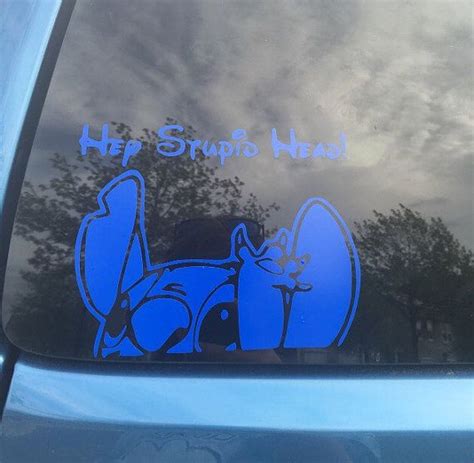 Lilo and Stitch Disney Decals for Cars Lilo and Stitch Car | Etsy ...