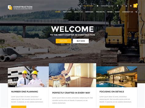 25+ Best Construction Company WordPress Themes 2023 - aThemes