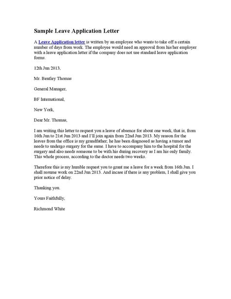 Annual Leave Approval Letter Sample