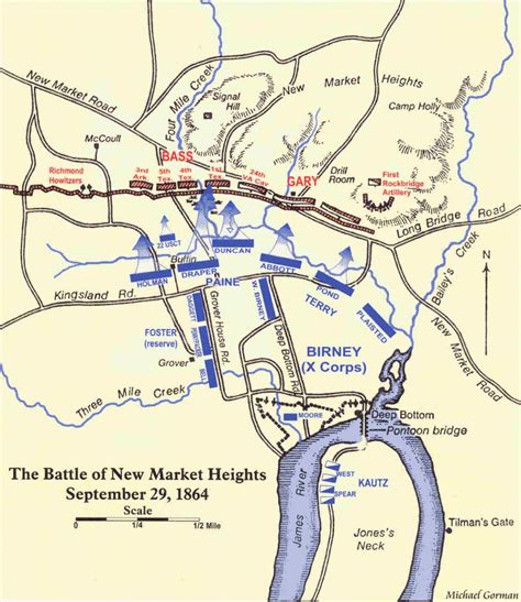 The Battle of New Market Heights Wikipedia Map: September 29, 1864