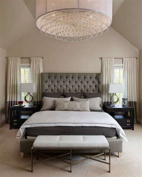 Transitional Bedroom In Soothing Beige - Interior Style