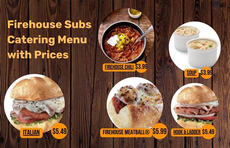 Firehouse Subs Catering Menu with Prices [ Updated November 2024 ]