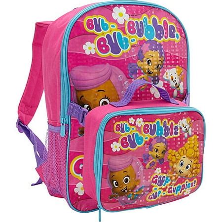 Bubble Guppies "Bub-Bub-Bubble" Backpack with Lunchbox - Walmart.com