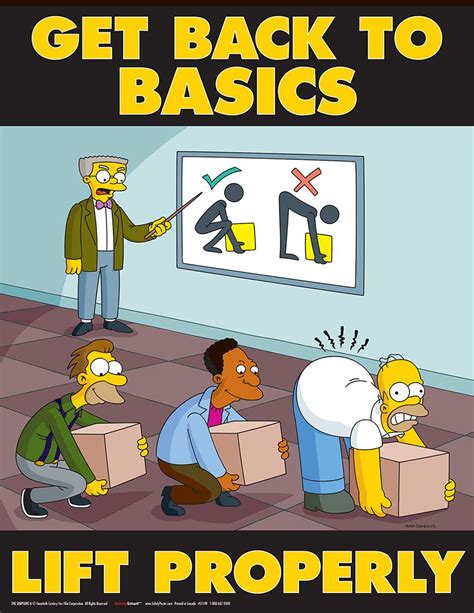 My collect of Simpson's Safety Posters. • /r/funny | Safety posters ...