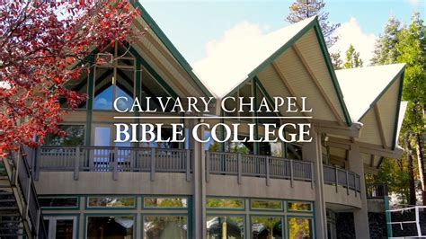 Calvary Chapel Bible College Promo Video - YouTube