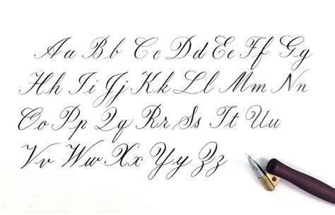 Copperplate calligraphy, Lettering alphabet, Calligraphy alphabet