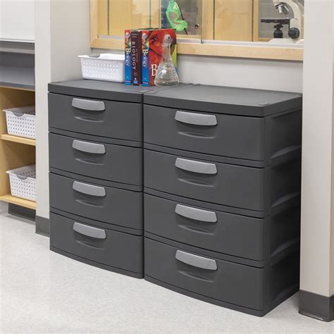 Heavy Duty Plastic Storage Drawers - Bed With Built In Closet