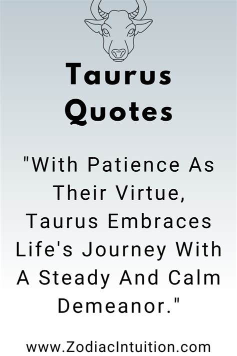 Top 5 Taurus Quotes And Inspiration - Zodiac Signs