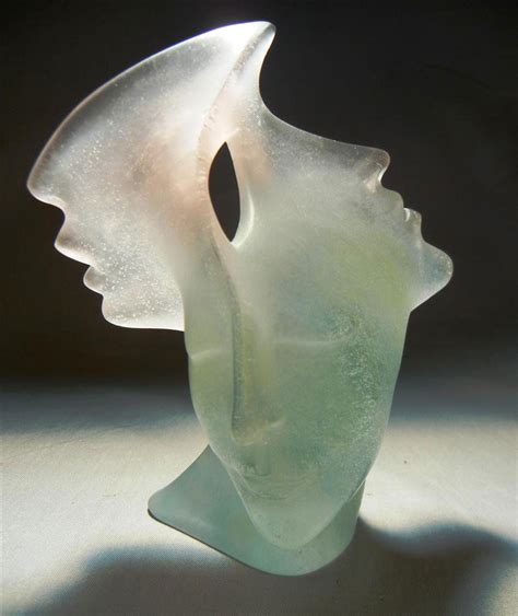 522: Daum Modernist Pate De Verre Sculpture