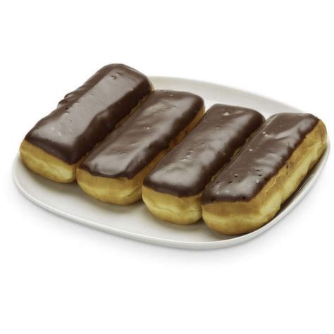 Bake Shop - Long John Chocolate Donuts - 4 Pack