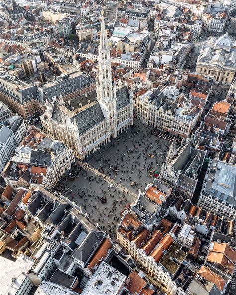 From above: Grand Place Brussels - We Love Brussels