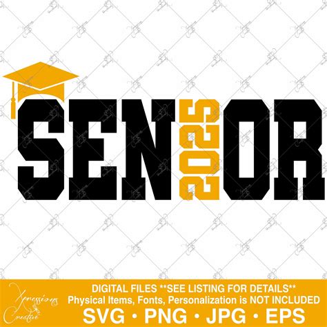 Senior 2025 svg class of 2025 2025 graduate seniors graduation svg 2025 ...