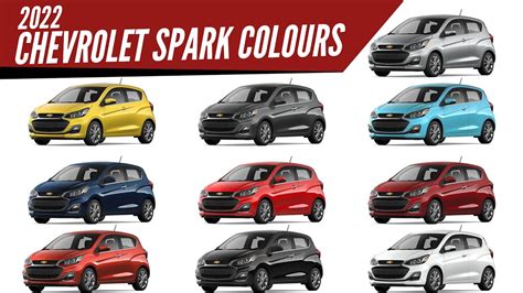 2022 Chevrolet Spark – All Color Options – Images | AUTOBICS - YouTube