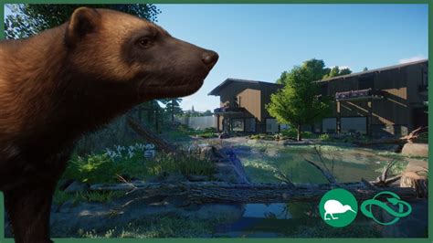 Wolverine habitat with a cafe lake view! | willow creek city zoo | Ep ...