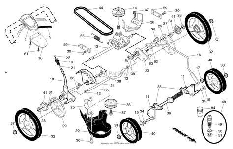 Husqvarna HU700H - 96145002302 (2015-01) Parts Diagram for DRIVE