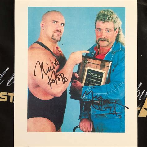 Download American Wrestler Magnum Ta With Nikita Koloff Signed Portrait ...